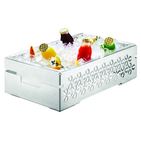 ROSSETO SERVING SOLUTIONS Iris Multi-Chef 7" Stainless Steel Cooler, 1 EA Sm112